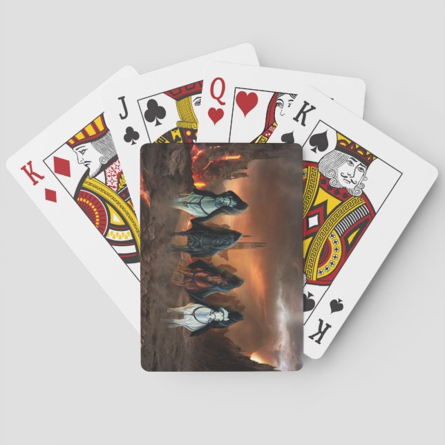 Four Horsemen Of The Apocalypse Poker Cards (Back)