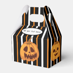 Four Jack-O-Lanterns Favor Box