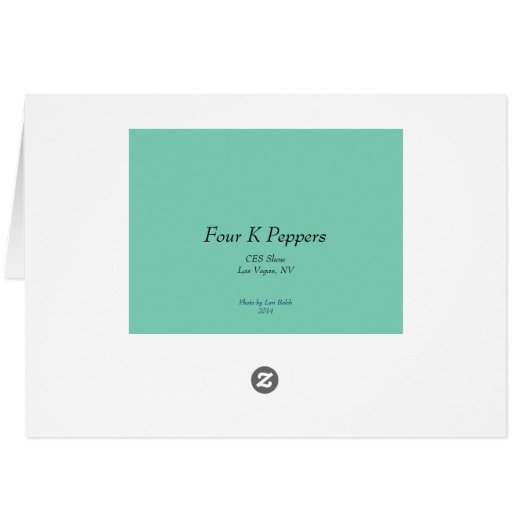 Four K Peppers Cards (Back Horizontal)