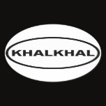FOUR Khalkhal Oval Sticker