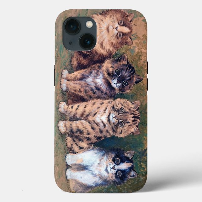 Four Kittens, Louis Wain Case-Mate iPhone Case (Back)