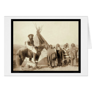 Four Lakota Indian Women in front of Tipi SD 1891 Cards