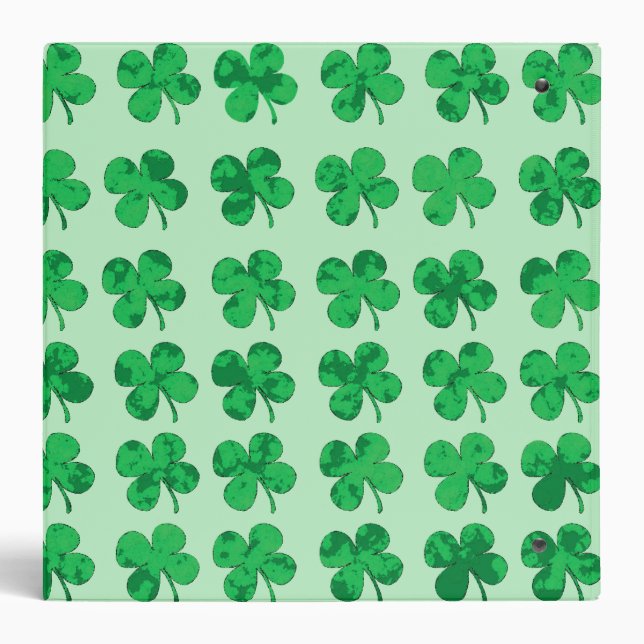 Four-leaf clover 3 ring binder (Back)
