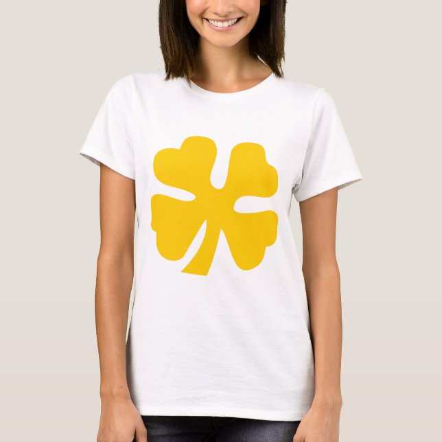 Four Leaf Clover - Amber T-Shirt (Front)