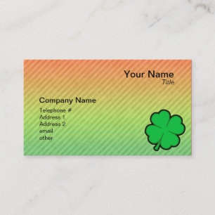 Four Leaf Clover Business Card