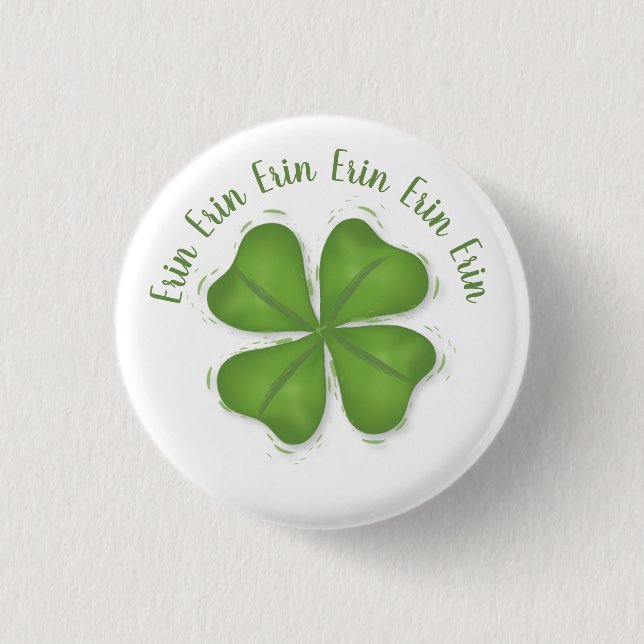 Four Leaf Clover Button (Front)
