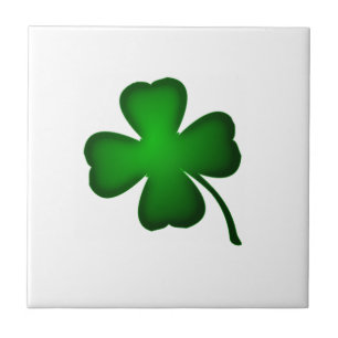 Four Leaf Clover Ceramic Tile