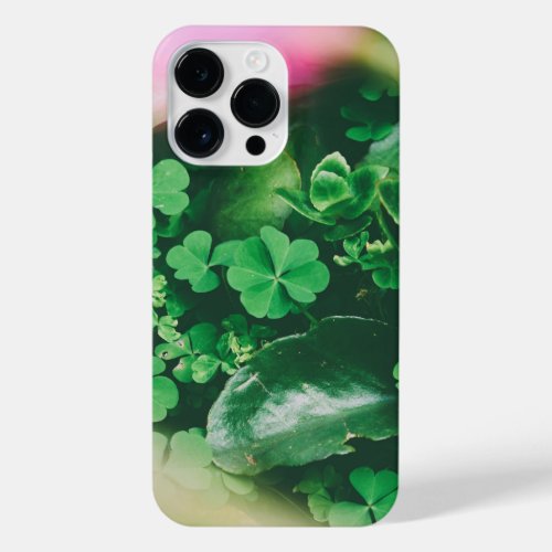 Four Leaf Clover Charm iPhone 14 Pro Max Case