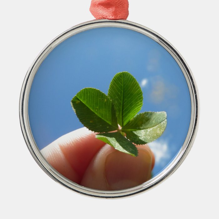 Four Leaf Clover Christmas Ornament