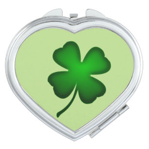Four Leaf Clover Compact Mirror