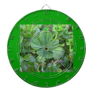 Four Leaf Clover Dartboard With Darts