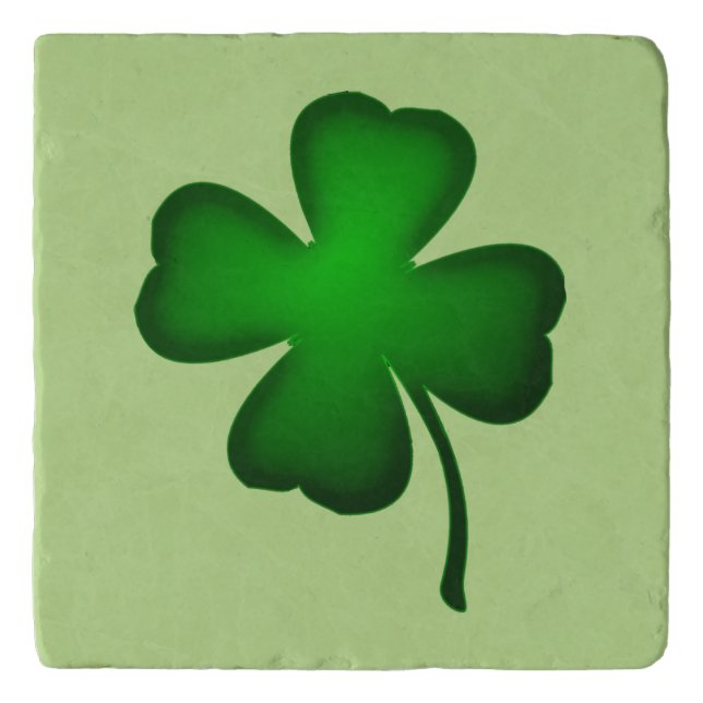 Four Leaf Clover Design Trivet (Front)