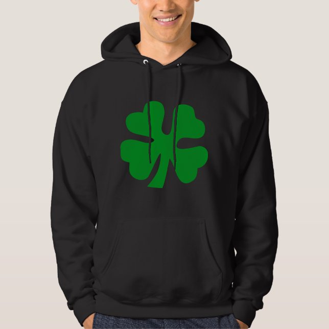 Four Leaf Clover - Grass Green Hoodie (Front)