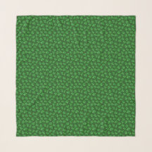 Four-Leaf Clover, Green Shamrock Pattern