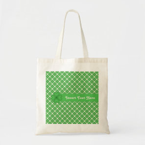 Four leaf Clover Hearts pattern Customizable Tote Bag