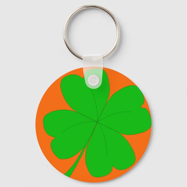 Four Leaf Clover Keychain (Front)