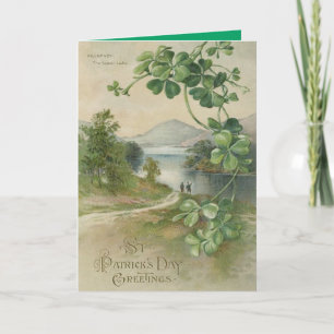 Four Leaf Clover Killarney Mountain Card