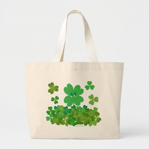 Four Leaf Clover Tote Bags | Zazzle