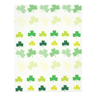 Four Leaf Clover Letterhead | Zazzle