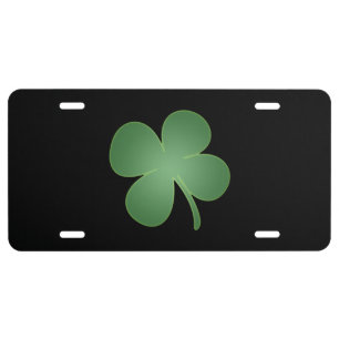 Four Leaf Clover License Plate