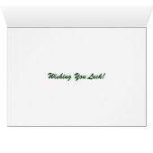 Four Leaf Clover Lucky (Inside Horizontal (Bottom))