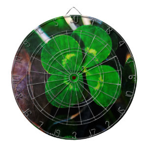 Four Leaf Clover Lucky Dartboard