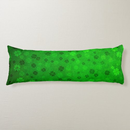 Four Leaf Clover Lucky Pattern Body Pillow