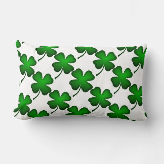 Four Leaf Clover Lumbar Pillow