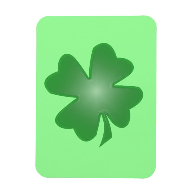 Four Leaf Clover Magnet (Vertical)