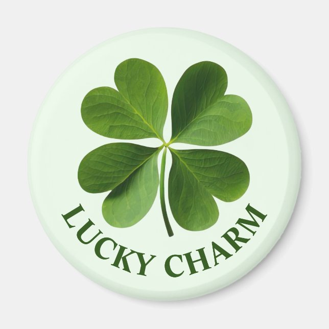 Four Leaf Clover Magnet (Front)