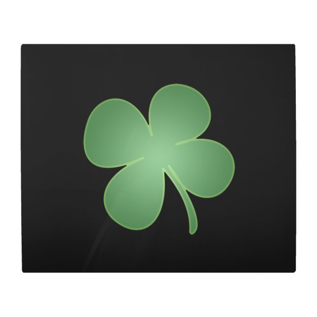 Four Leaf Clover Metal Print (Front)