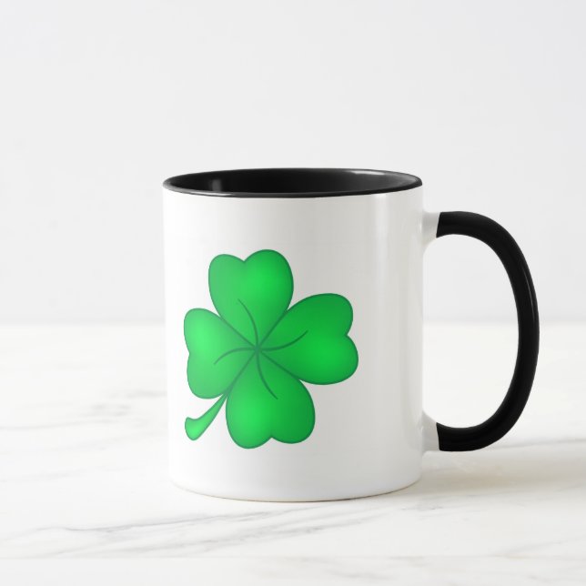 four-leaf clover mug (Right)