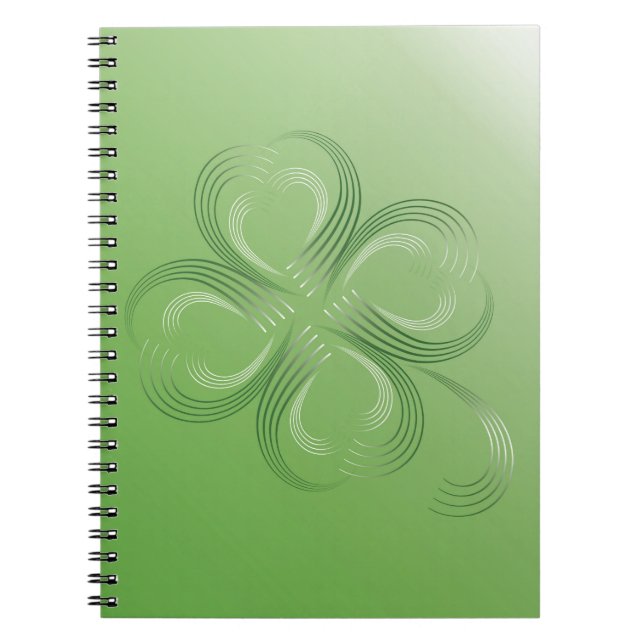 Four Leaf Clover Notebook (Front)