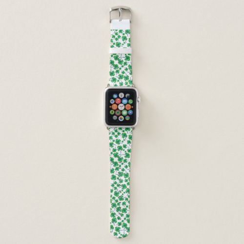 four leaf clover pattern apple watch band