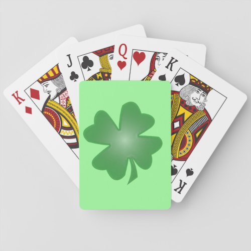 Four Leaf Clover Playing Cards