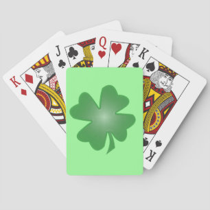 Four Leaf Clover Poker Cards