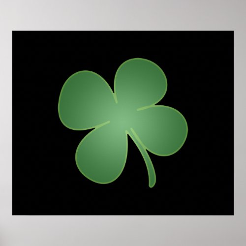 Four Leaf Clover Poster