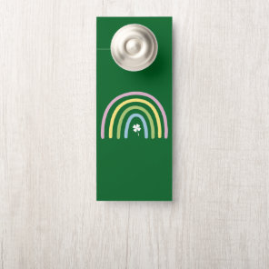Four Leaf Clover Rainbow St Patrick's Day  Door Hanger