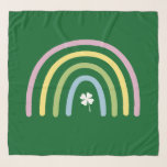 Four Leaf Clover Rainbow St Patrick's Day  Scarf<br><div class="desc">Four Leaf Clover Rainbow St Patrick's Day</div>