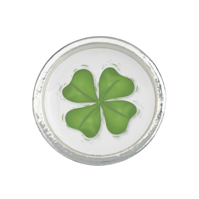 Four Leaf Clover  Ring (Front)