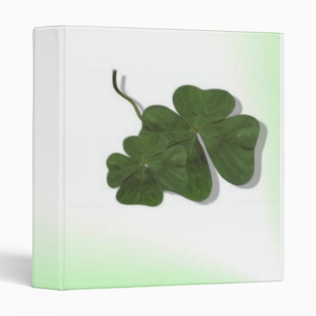 Four Leaf Clover (Shamrock) Avery Binder (Front/Spine)