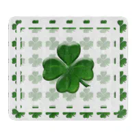 Green Clover Leaf Baseball, Zazzle