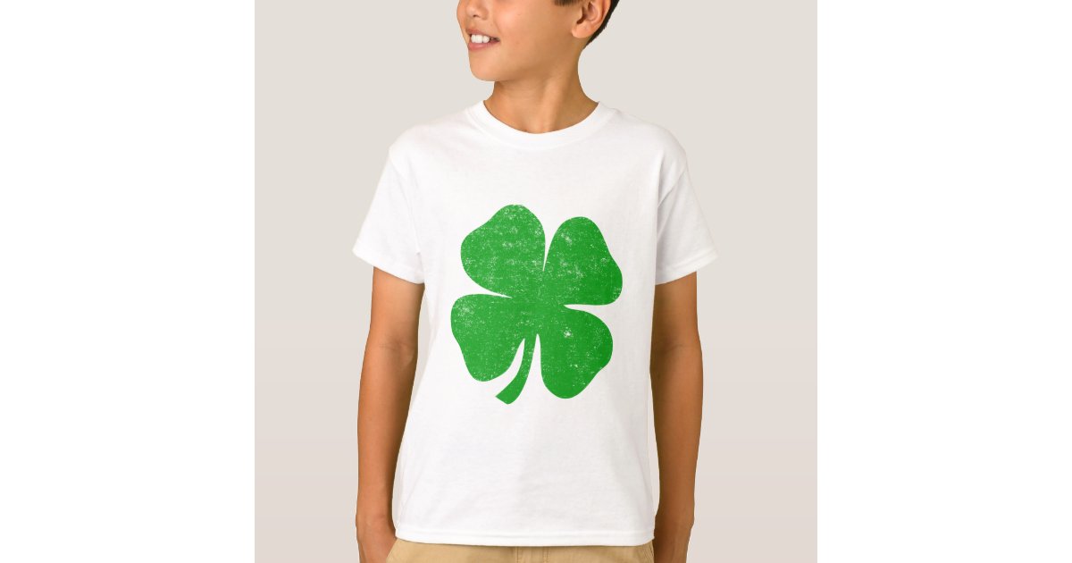 St. Patrick's Day Shamrock Baseball Saint Paddy's Kids Boys T-Shirt