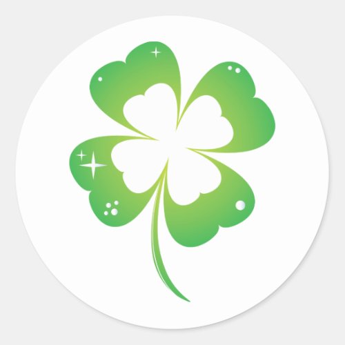 Four_Leaf Clover Sticker