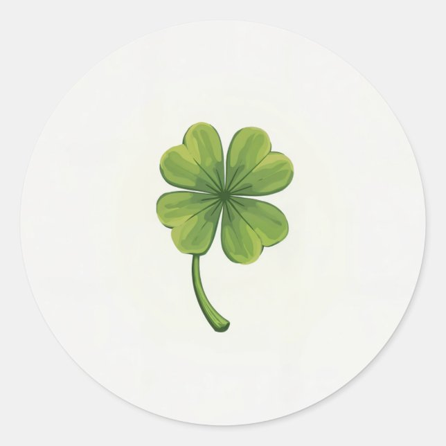four-leaf clover sticker (Front)