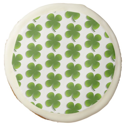 Four-Leaf Clover Sugar Cookie (Front)
