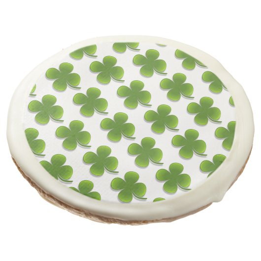 Four-Leaf Clover Sugar Cookie (Angled)