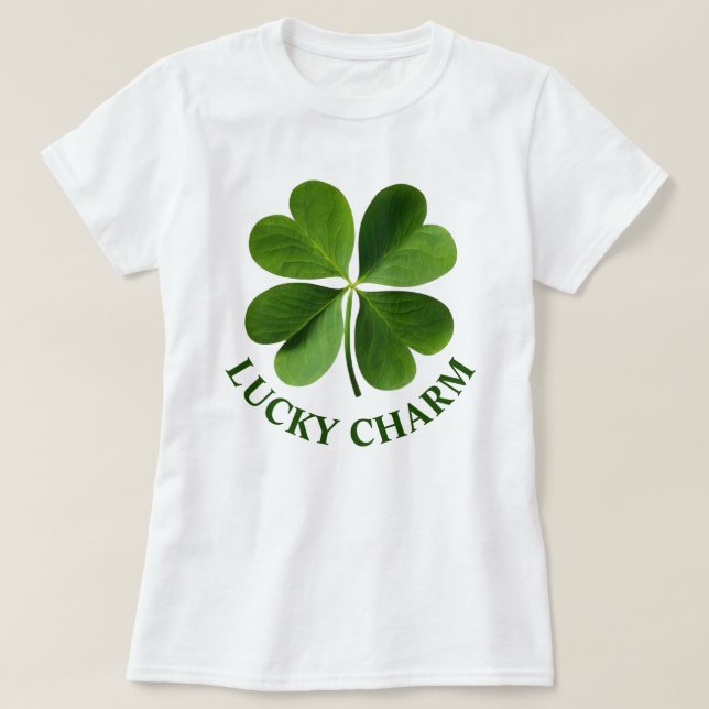 Four Leaf Clover  T-Shirt (Design Front)