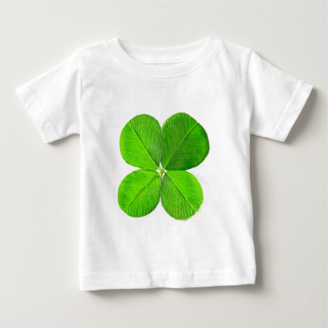 Four Leaf Clover The MUSEUM Zazzle Gifts Baby T-Shirt (Front)