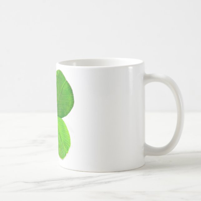 Four Leaf Clover The MUSEUM Zazzle Gifts Coffee Mug (Right)